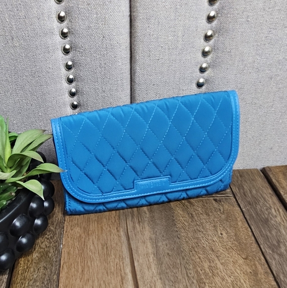 Vera Bradley Quilted Wallet Wristlet Bahama Bay - Picture 5 of 15